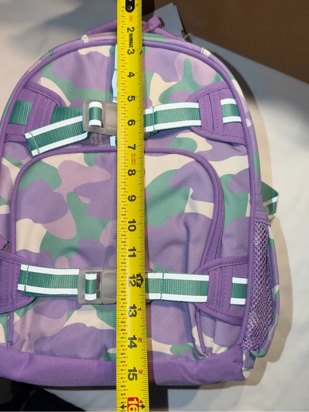 Pottery Barn Kids Mackenzie Purple Camo Backpack & Lunch Box Set. EMP